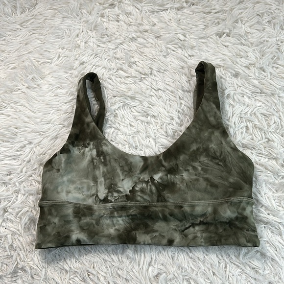 Lululemon Align Reversible Bra *Light Support, A/B Cup Diamond Dye Light Sage - Picture 4 of 5